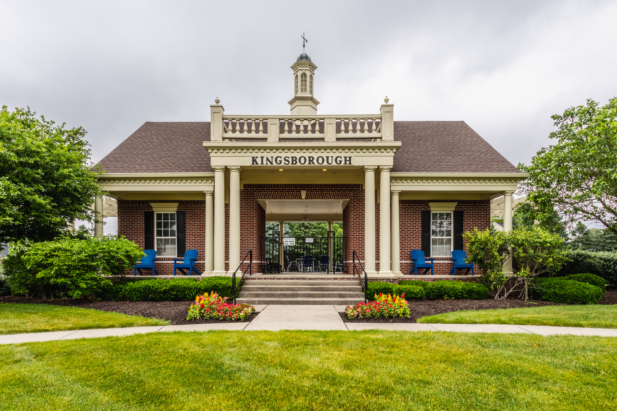 The Kingsborough clubhouse in Carmel, Indiana